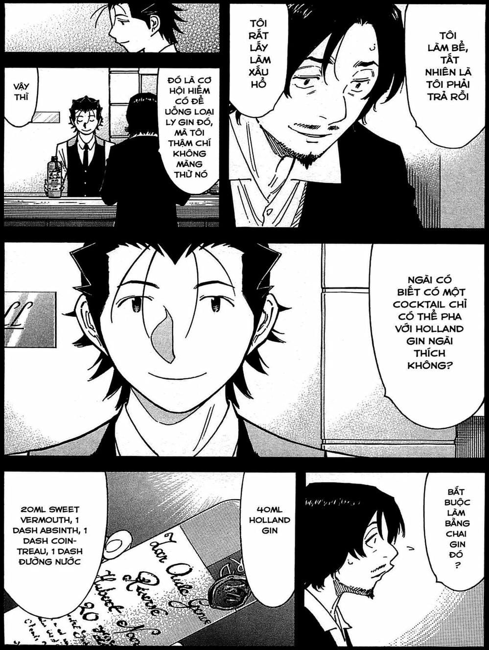 Truyện Tranh Bartender - Người Pha Chế Rượu trang 3