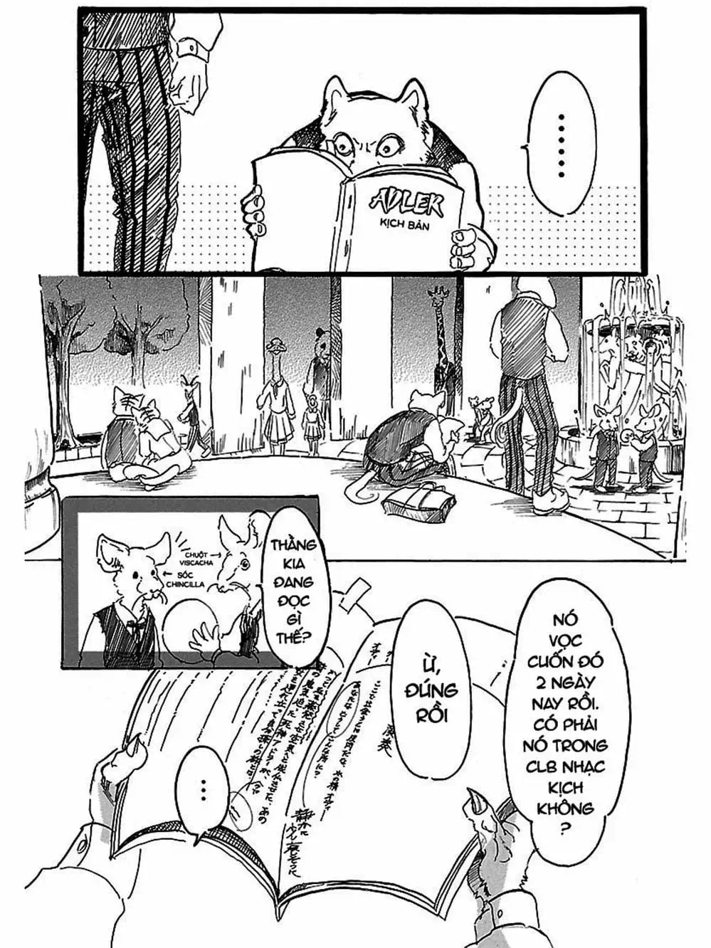 Truyện Tranh Bởi Vì Chúng Ta Đều Là Những Ngôi Sao - Beastars trang 10