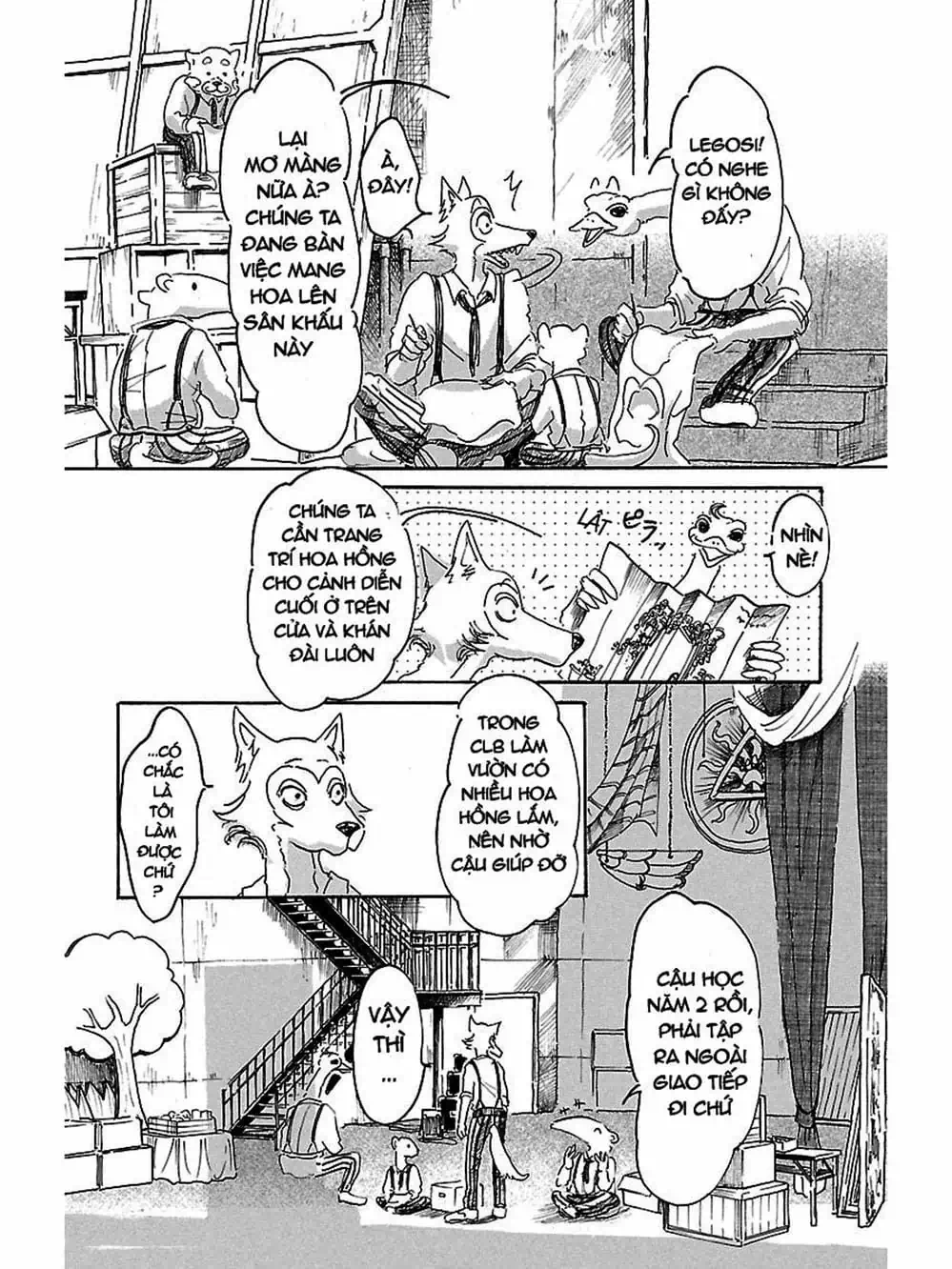 Truyện Tranh Bởi Vì Chúng Ta Đều Là Những Ngôi Sao - Beastars trang 10