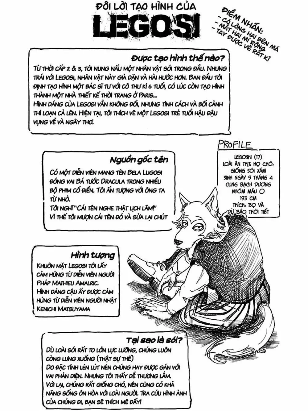 Truyện Tranh Bởi Vì Chúng Ta Đều Là Những Ngôi Sao - Beastars trang 10