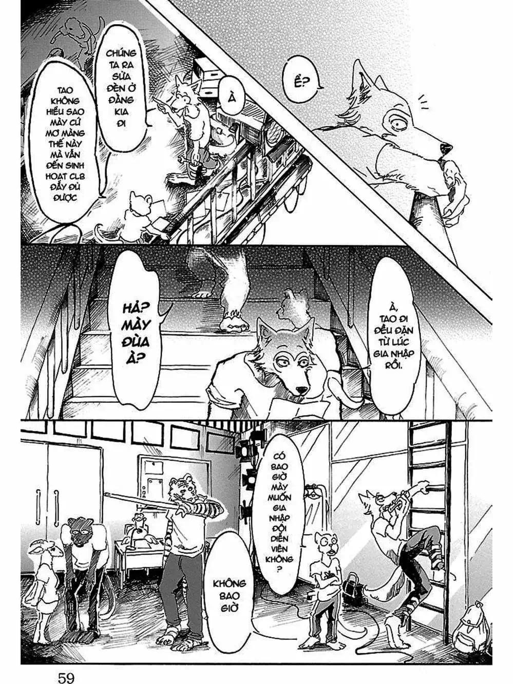 Truyện Tranh Bởi Vì Chúng Ta Đều Là Những Ngôi Sao - Beastars trang 10