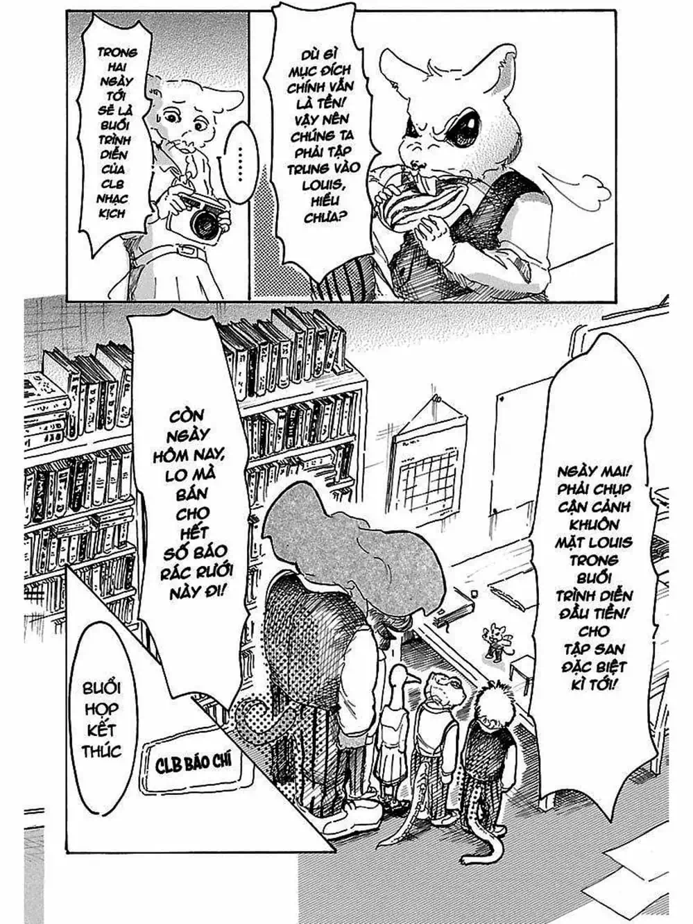 Truyện Tranh Bởi Vì Chúng Ta Đều Là Những Ngôi Sao - Beastars trang 10