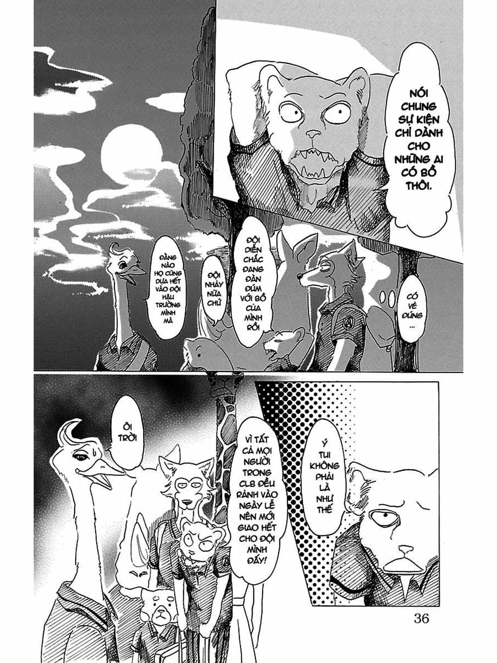 Truyện Tranh Bởi Vì Chúng Ta Đều Là Những Ngôi Sao - Beastars trang 10
