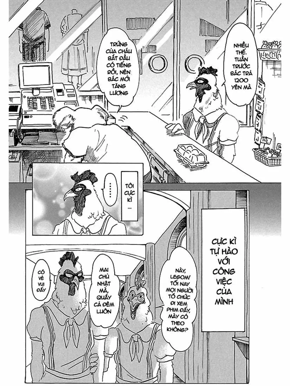 Truyện Tranh Bởi Vì Chúng Ta Đều Là Những Ngôi Sao - Beastars trang 10