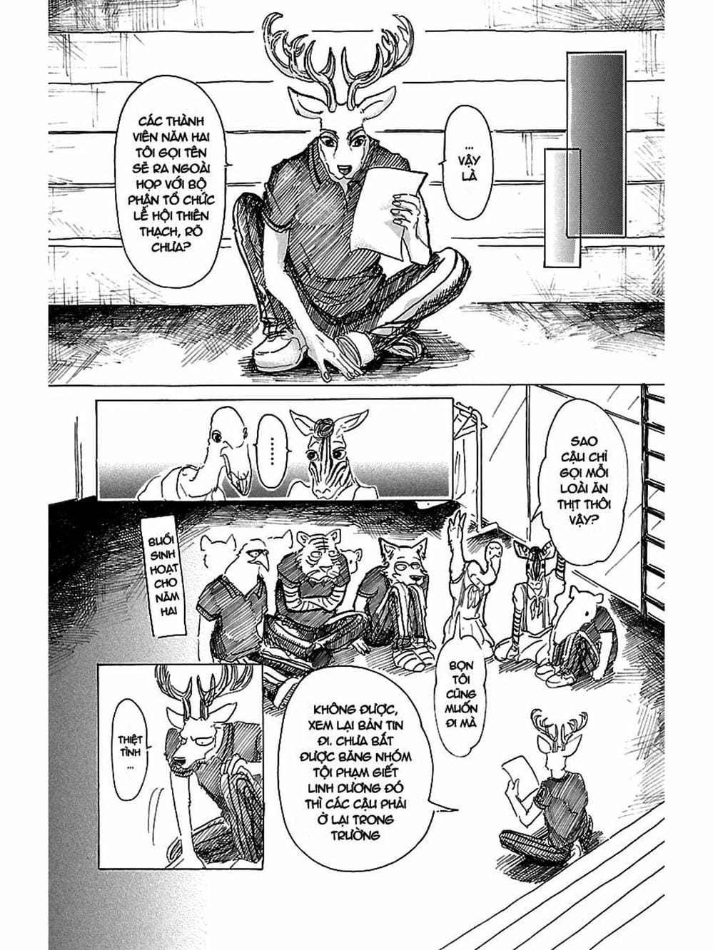 Truyện Tranh Bởi Vì Chúng Ta Đều Là Những Ngôi Sao - Beastars trang 10