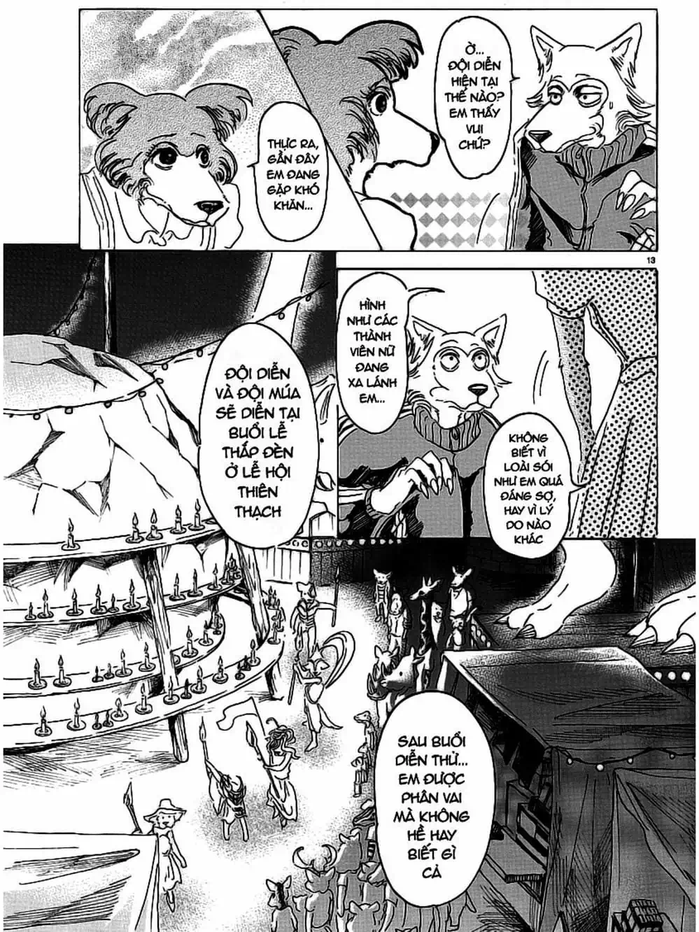 Truyện Tranh Bởi Vì Chúng Ta Đều Là Những Ngôi Sao - Beastars trang 10