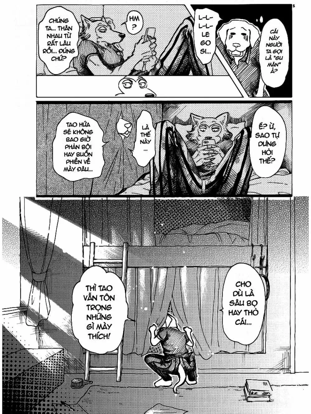 Truyện Tranh Bởi Vì Chúng Ta Đều Là Những Ngôi Sao - Beastars trang 10