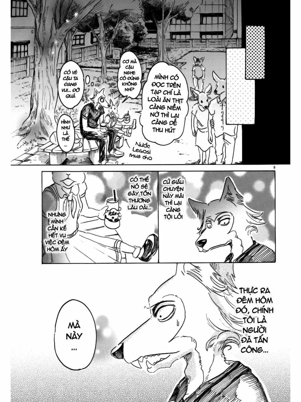 Truyện Tranh Bởi Vì Chúng Ta Đều Là Những Ngôi Sao - Beastars trang 10