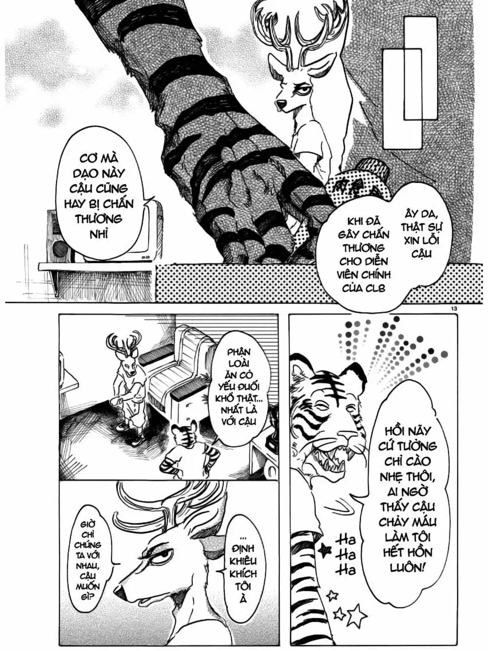 Truyện Tranh Bởi Vì Chúng Ta Đều Là Những Ngôi Sao - Beastars trang 10