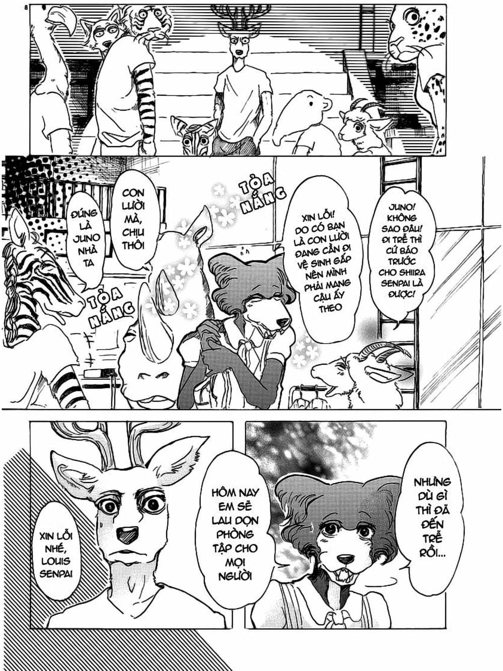 Truyện Tranh Bởi Vì Chúng Ta Đều Là Những Ngôi Sao - Beastars trang 10