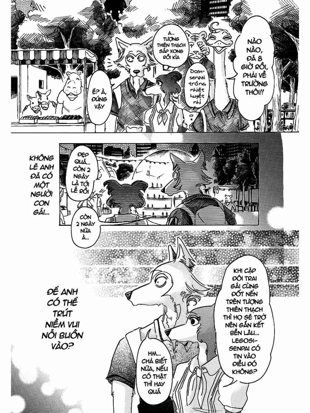 Truyện Tranh Bởi Vì Chúng Ta Đều Là Những Ngôi Sao - Beastars trang 10