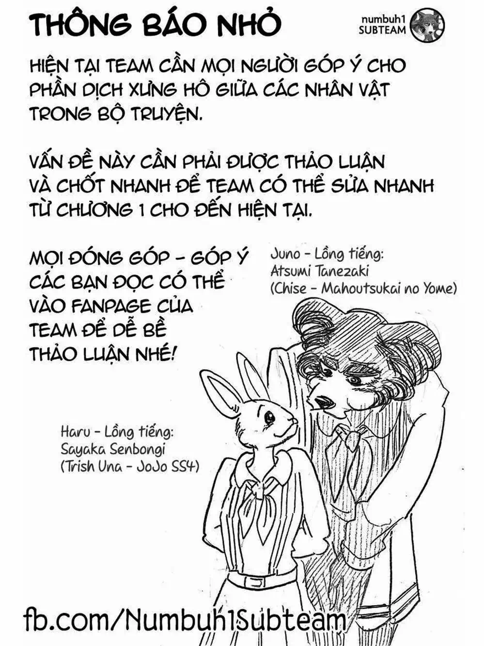 Truyện Tranh Bởi Vì Chúng Ta Đều Là Những Ngôi Sao - Beastars trang 10