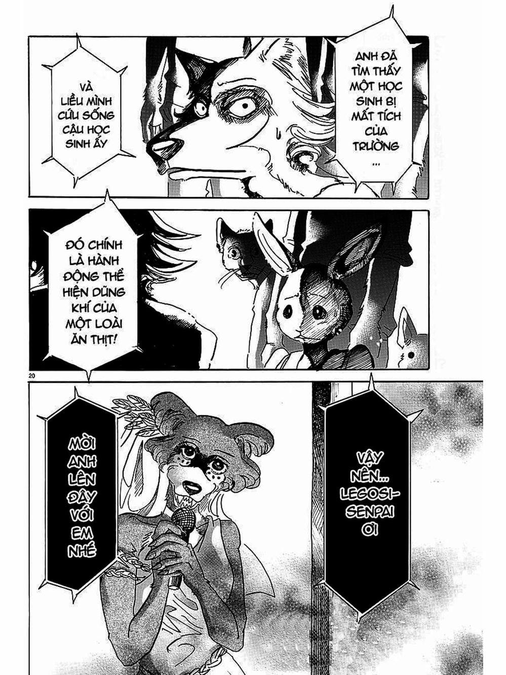 Truyện Tranh Bởi Vì Chúng Ta Đều Là Những Ngôi Sao - Beastars trang 10