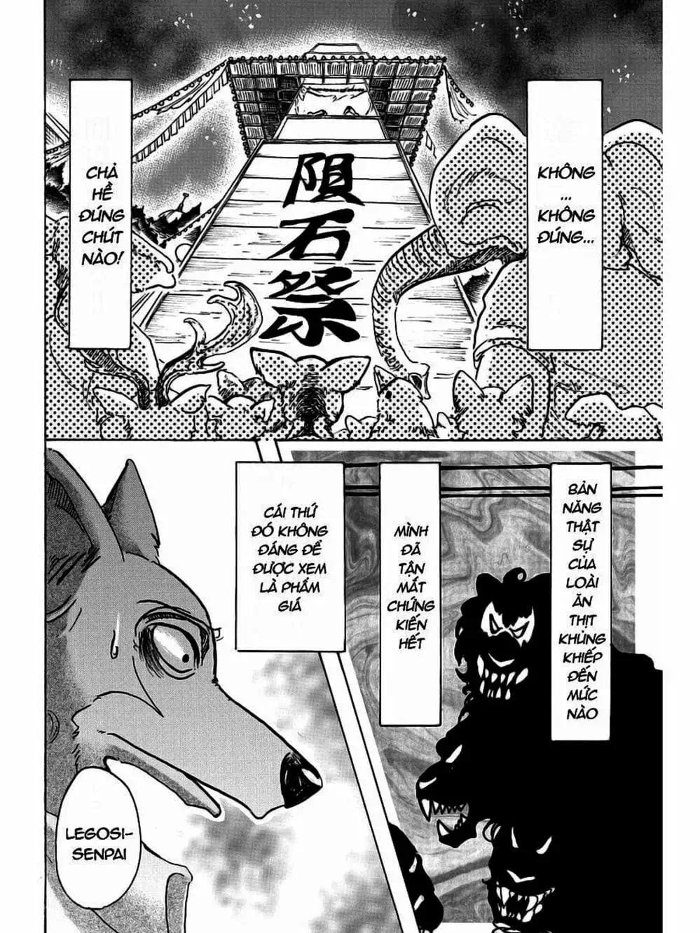 Truyện Tranh Bởi Vì Chúng Ta Đều Là Những Ngôi Sao - Beastars trang 10