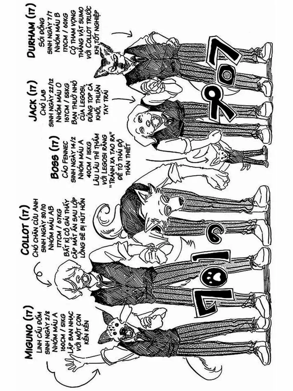 Truyện Tranh Bởi Vì Chúng Ta Đều Là Những Ngôi Sao - Beastars trang 10