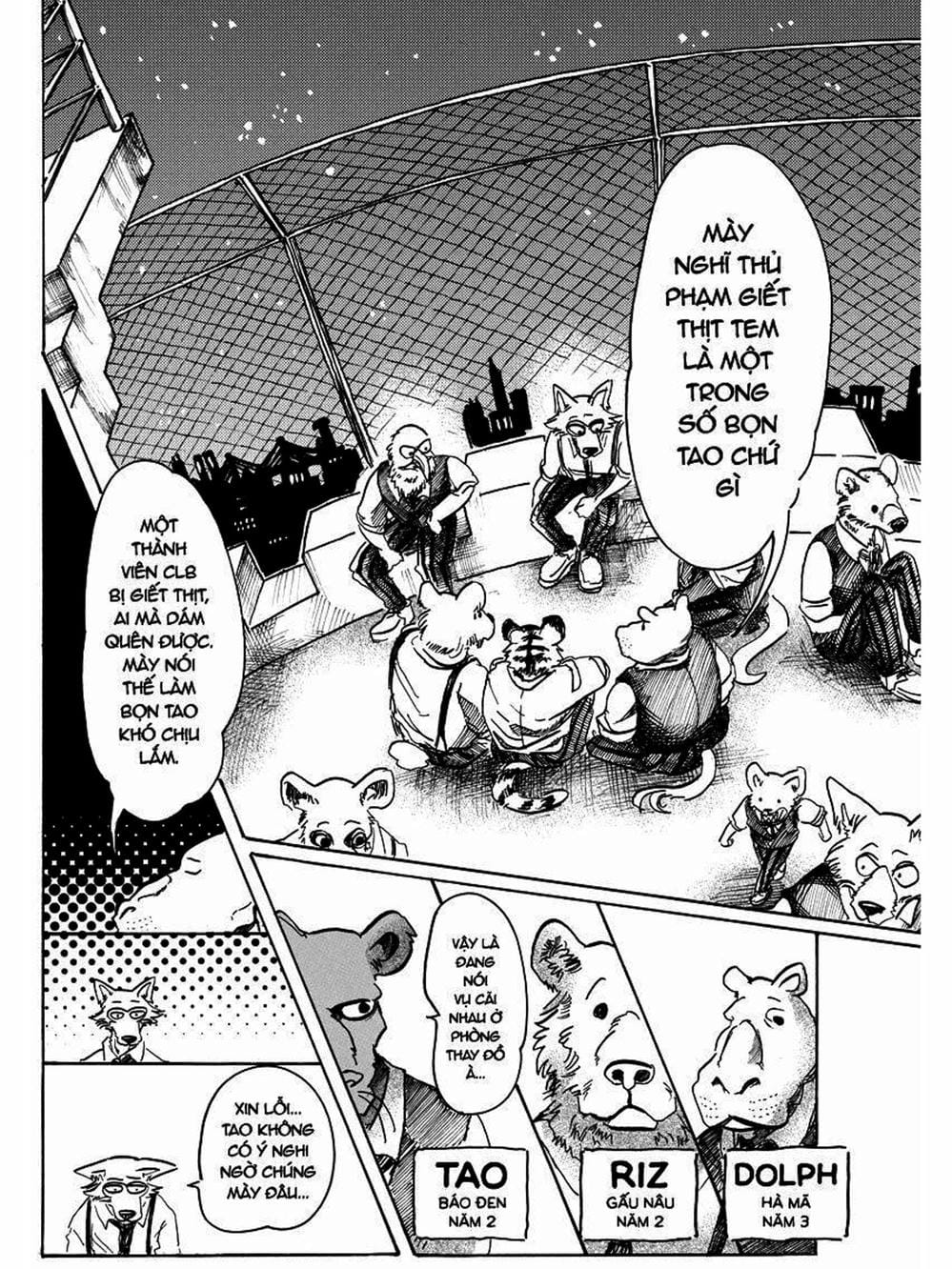 Truyện Tranh Bởi Vì Chúng Ta Đều Là Những Ngôi Sao - Beastars trang 10