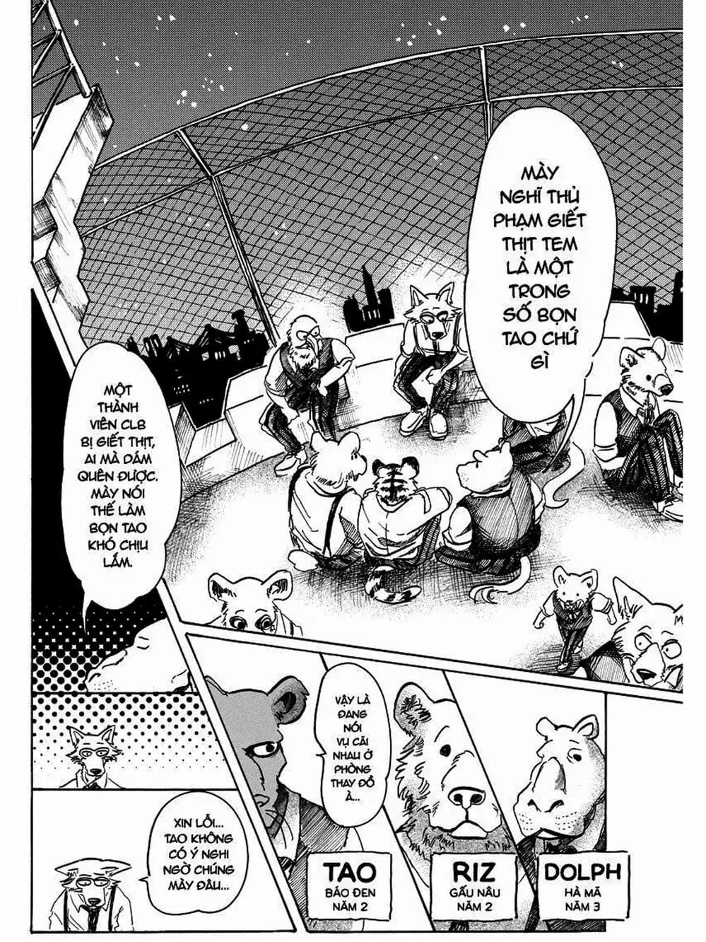 Truyện Tranh Bởi Vì Chúng Ta Đều Là Những Ngôi Sao - Beastars trang 10