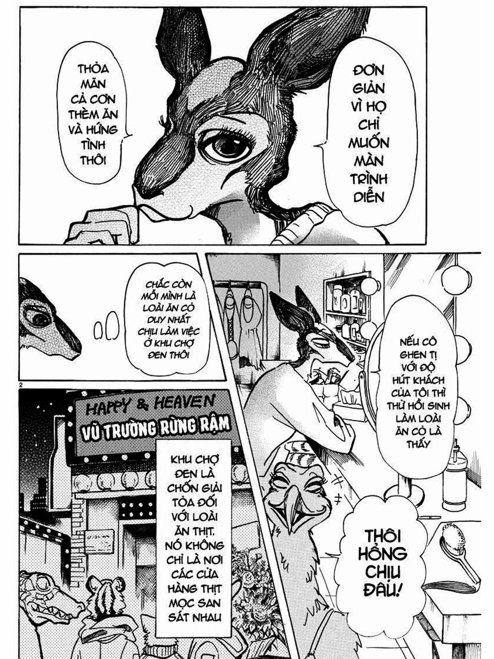 Truyện Tranh Bởi Vì Chúng Ta Đều Là Những Ngôi Sao - Beastars trang 10