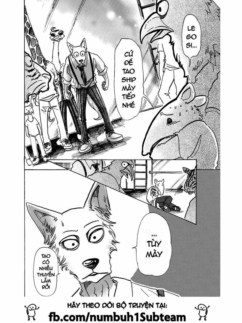 Truyện Tranh Bởi Vì Chúng Ta Đều Là Những Ngôi Sao - Beastars trang 10