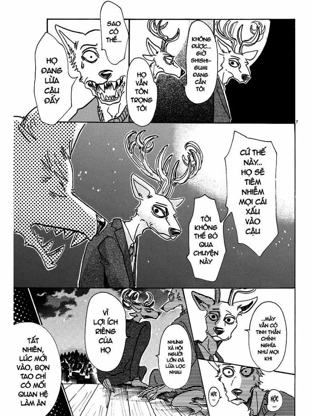 Truyện Tranh Bởi Vì Chúng Ta Đều Là Những Ngôi Sao - Beastars trang 10