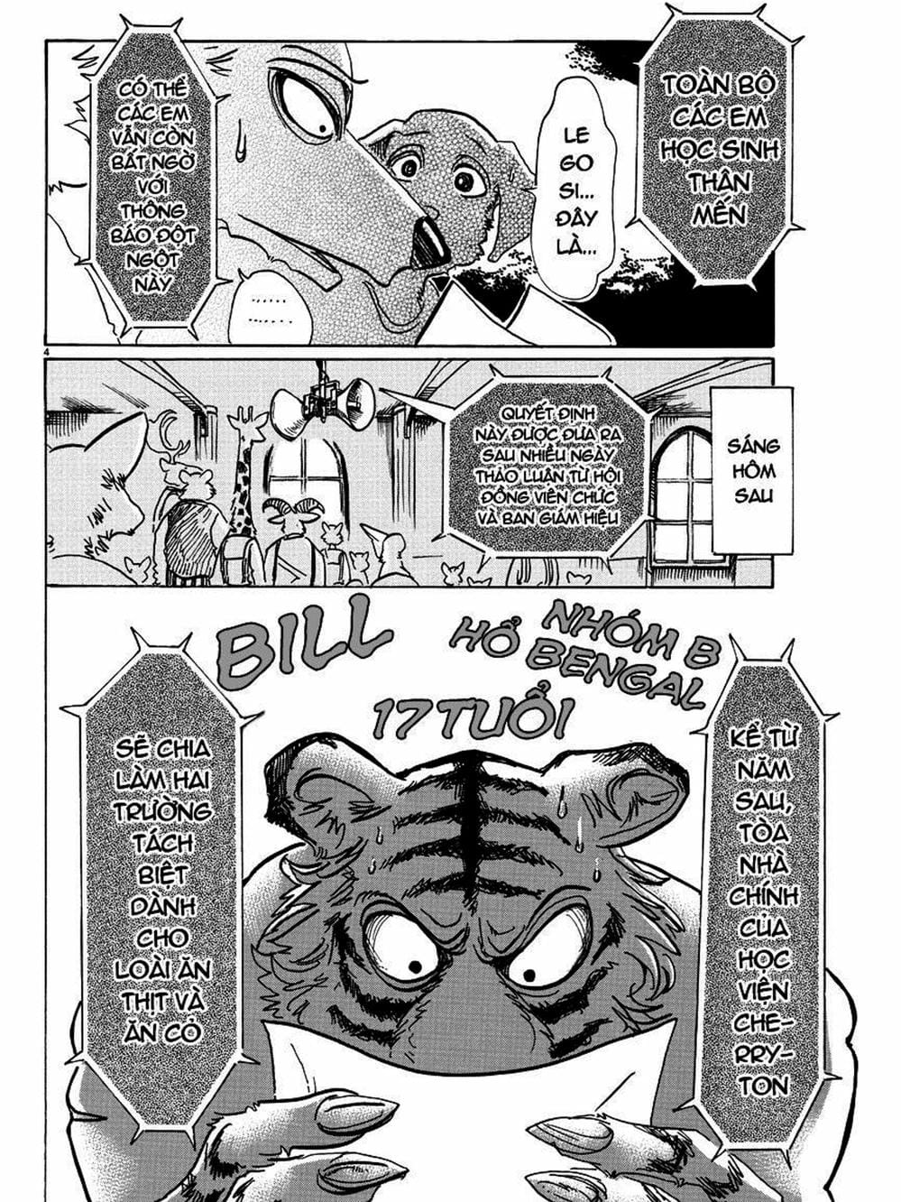 Truyện Tranh Bởi Vì Chúng Ta Đều Là Những Ngôi Sao - Beastars trang 10