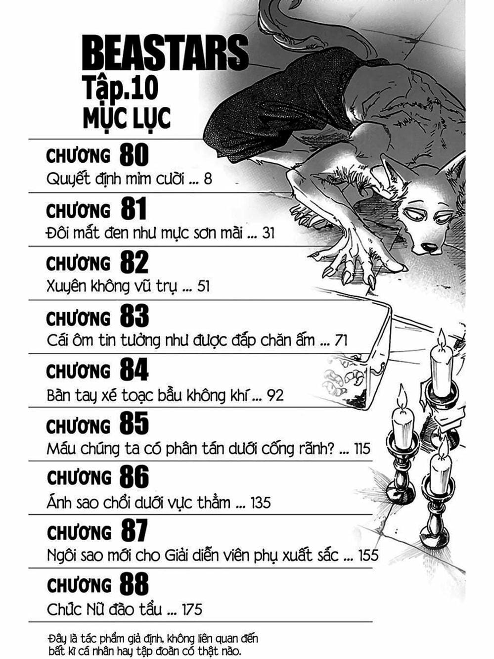 Truyện Tranh Bởi Vì Chúng Ta Đều Là Những Ngôi Sao - Beastars trang 10