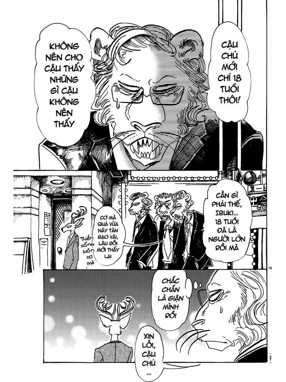 Truyện Tranh Bởi Vì Chúng Ta Đều Là Những Ngôi Sao - Beastars trang 10