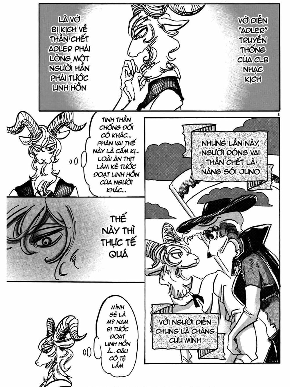 Truyện Tranh Bởi Vì Chúng Ta Đều Là Những Ngôi Sao - Beastars trang 10