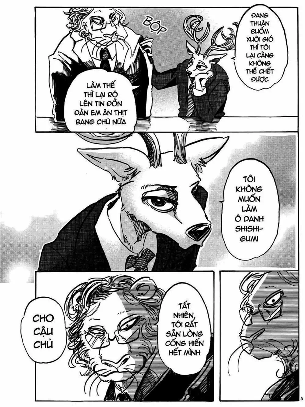 Truyện Tranh Bởi Vì Chúng Ta Đều Là Những Ngôi Sao - Beastars trang 10