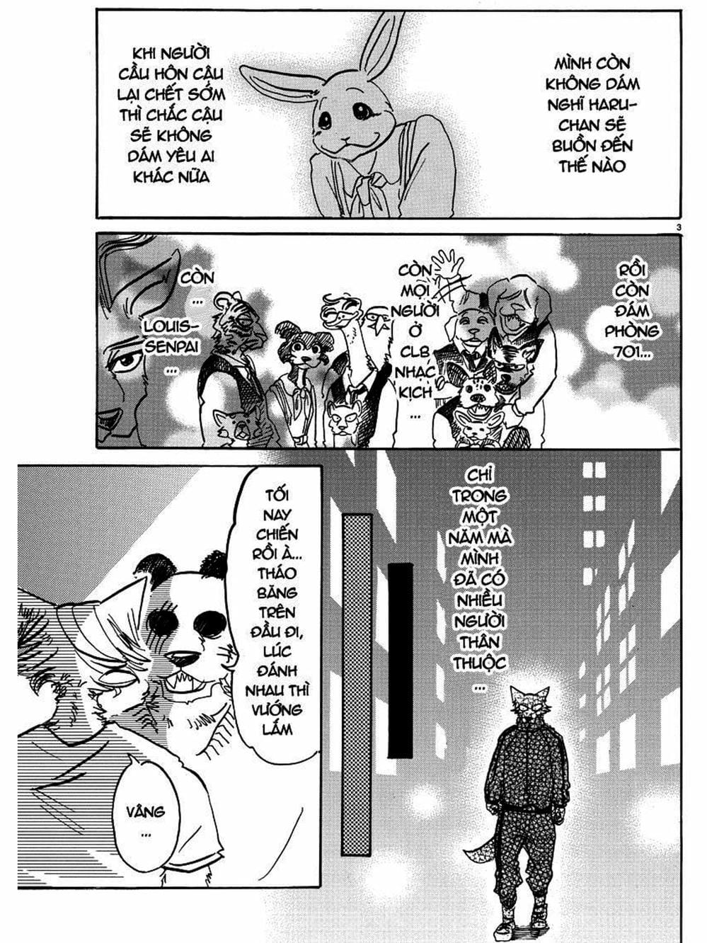 Truyện Tranh Bởi Vì Chúng Ta Đều Là Những Ngôi Sao - Beastars trang 10