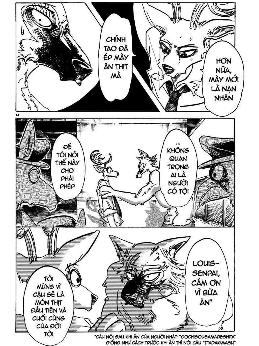 Truyện Tranh Bởi Vì Chúng Ta Đều Là Những Ngôi Sao - Beastars trang 10