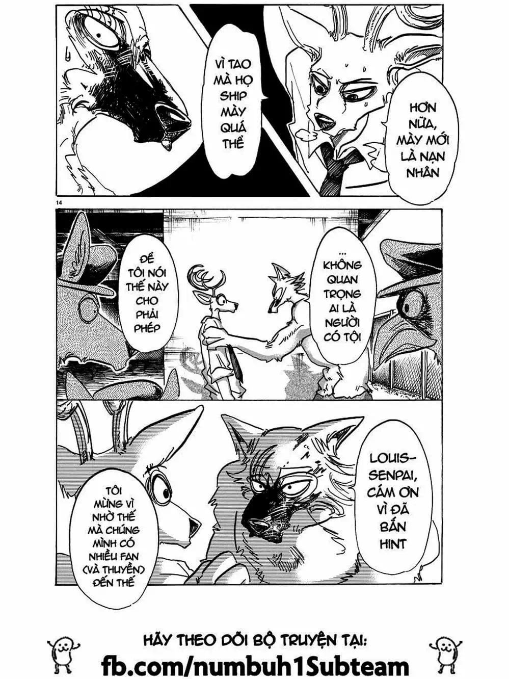 Truyện Tranh Bởi Vì Chúng Ta Đều Là Những Ngôi Sao - Beastars trang 10