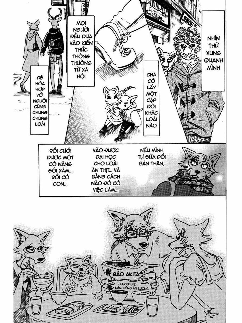 Truyện Tranh Bởi Vì Chúng Ta Đều Là Những Ngôi Sao - Beastars trang 10