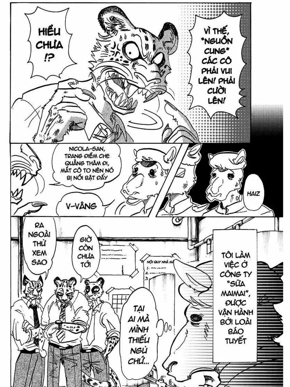 Truyện Tranh Bởi Vì Chúng Ta Đều Là Những Ngôi Sao - Beastars trang 10