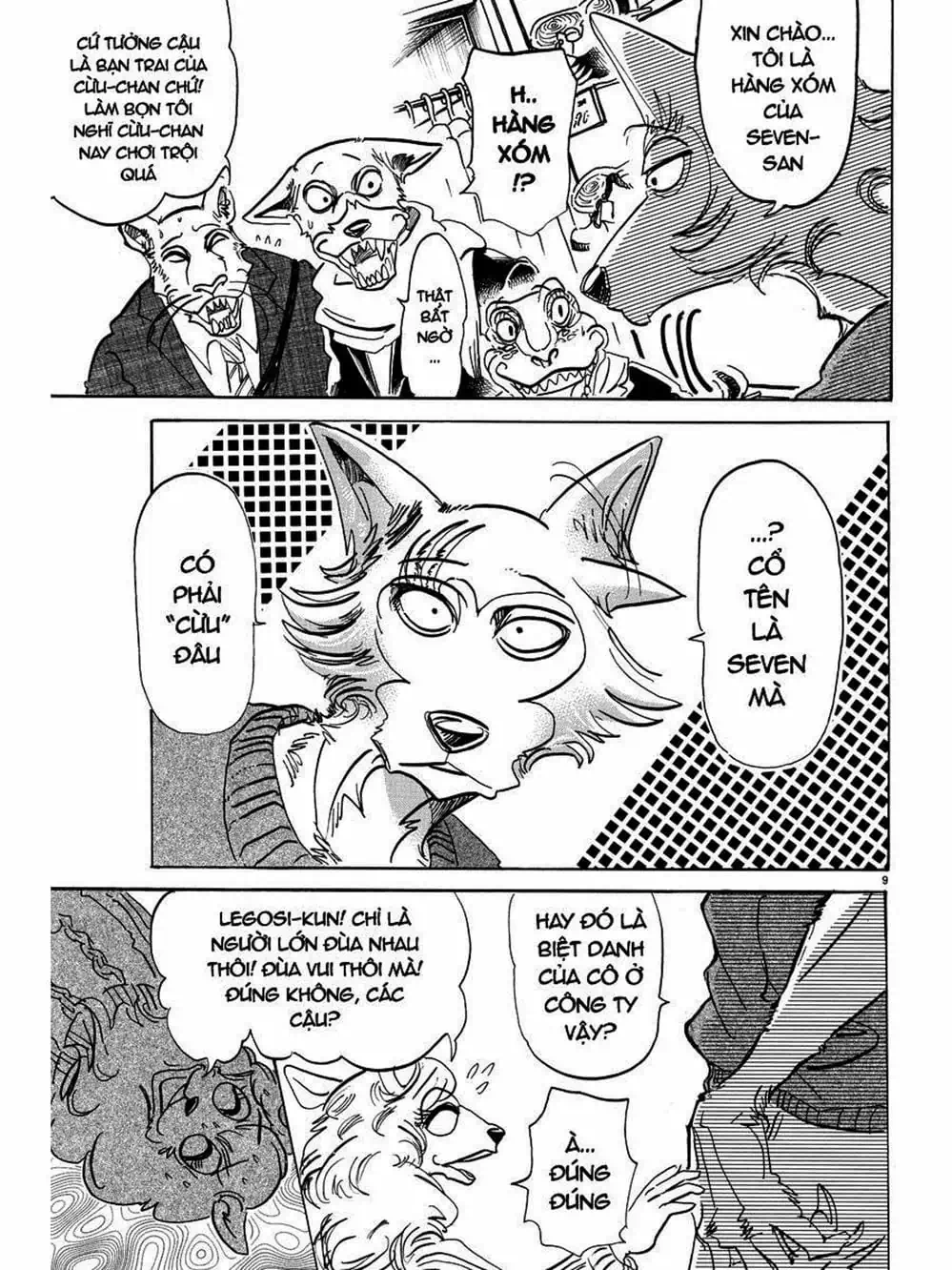 Truyện Tranh Bởi Vì Chúng Ta Đều Là Những Ngôi Sao - Beastars trang 10