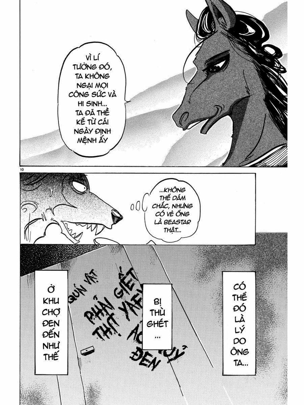 Truyện Tranh Bởi Vì Chúng Ta Đều Là Những Ngôi Sao - Beastars trang 10
