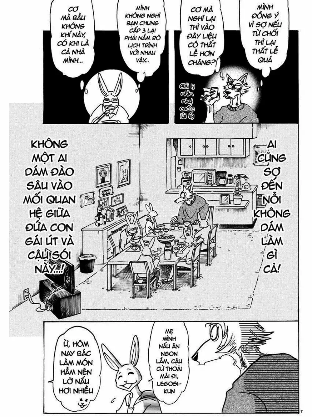 Truyện Tranh Bởi Vì Chúng Ta Đều Là Những Ngôi Sao - Beastars trang 10