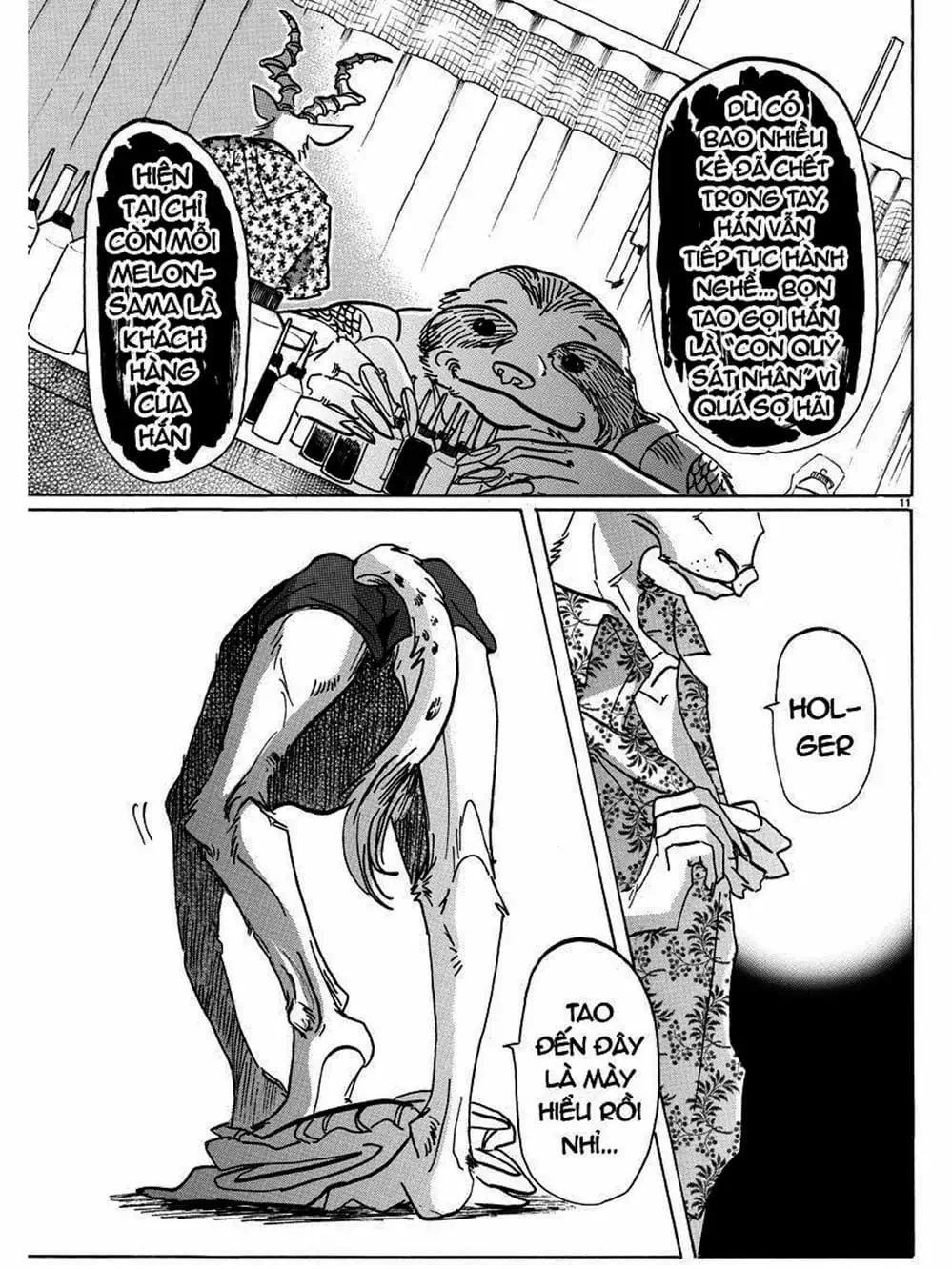 Truyện Tranh Bởi Vì Chúng Ta Đều Là Những Ngôi Sao - Beastars trang 10