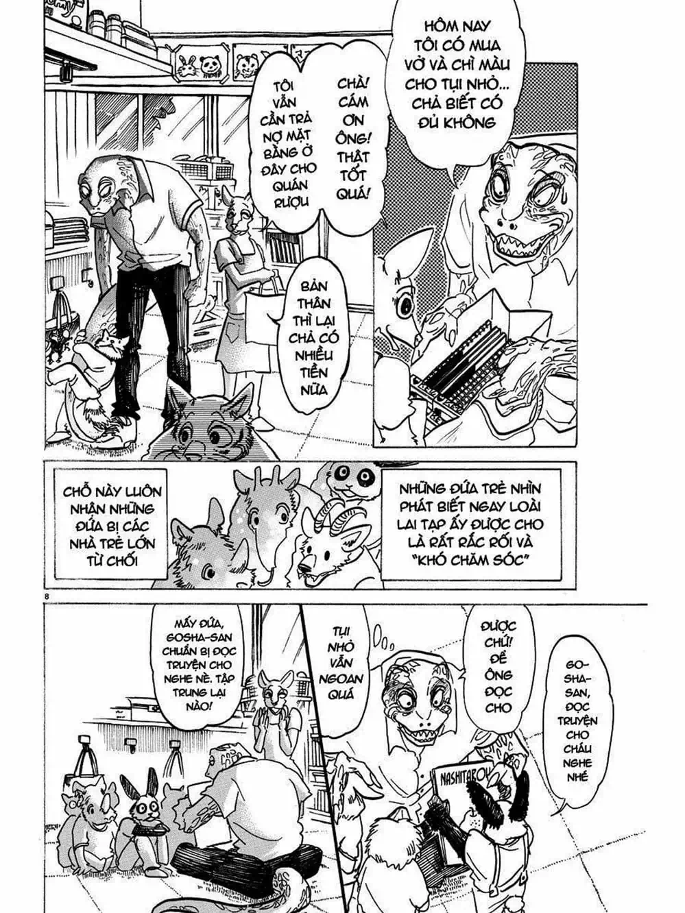 Truyện Tranh Bởi Vì Chúng Ta Đều Là Những Ngôi Sao - Beastars trang 10