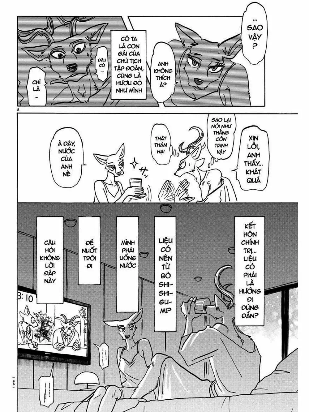 Truyện Tranh Bởi Vì Chúng Ta Đều Là Những Ngôi Sao - Beastars trang 10