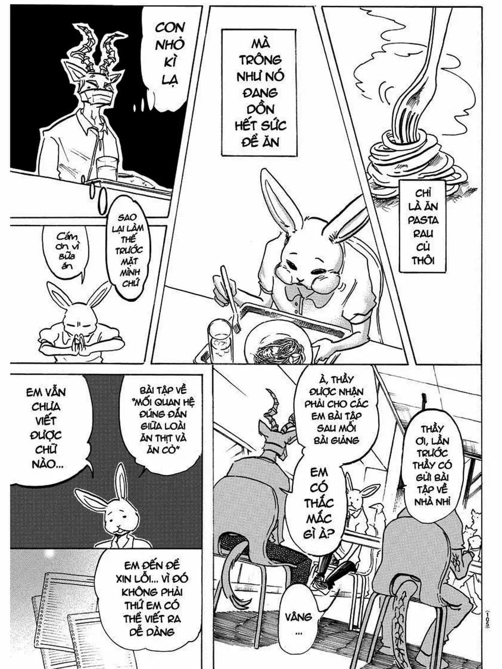 Truyện Tranh Bởi Vì Chúng Ta Đều Là Những Ngôi Sao - Beastars trang 10