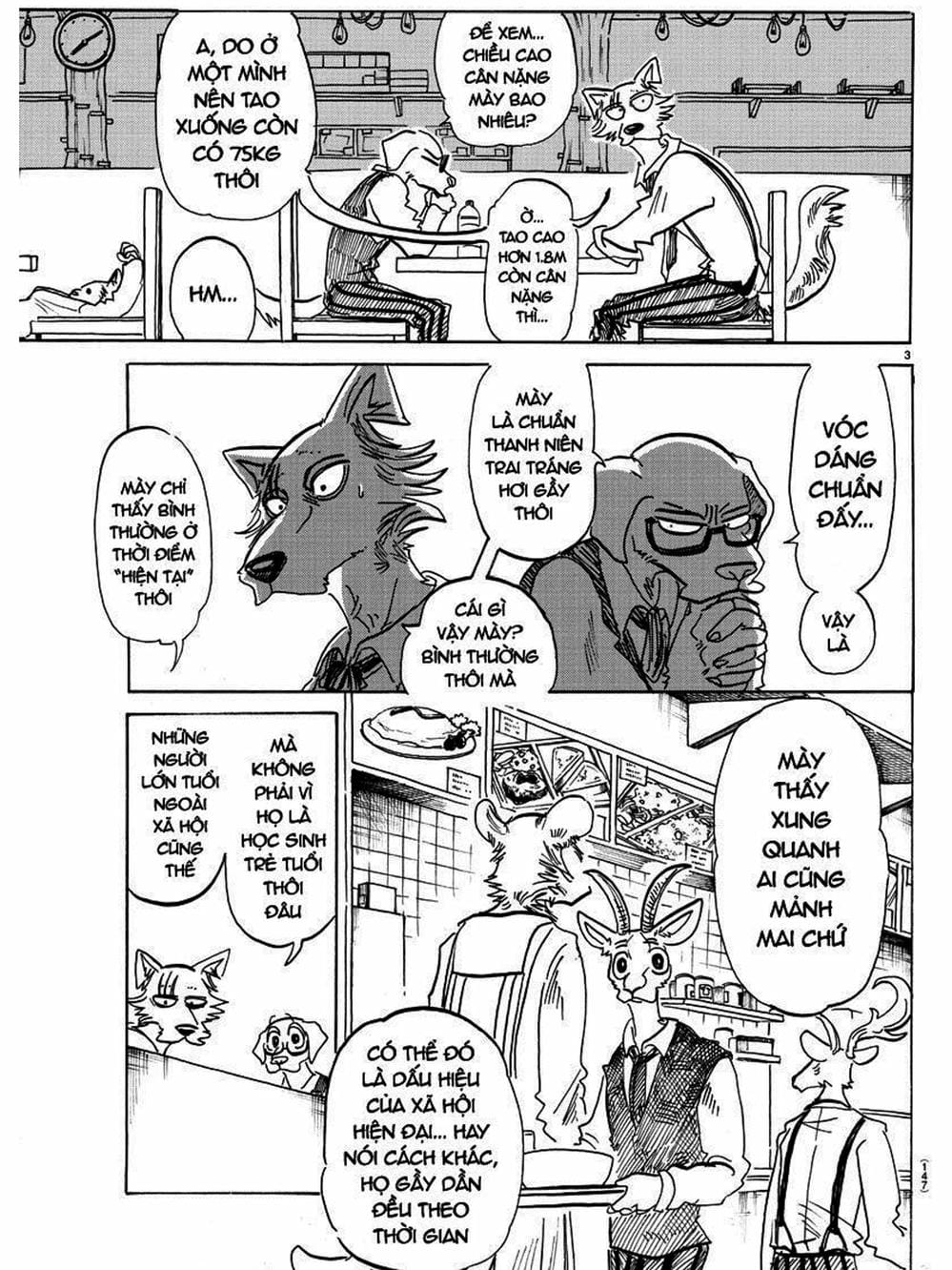 Truyện Tranh Bởi Vì Chúng Ta Đều Là Những Ngôi Sao - Beastars trang 10