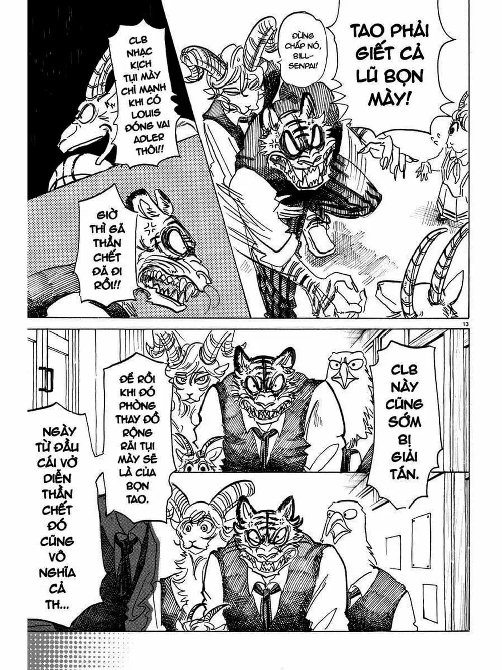 Truyện Tranh Bởi Vì Chúng Ta Đều Là Những Ngôi Sao - Beastars trang 10