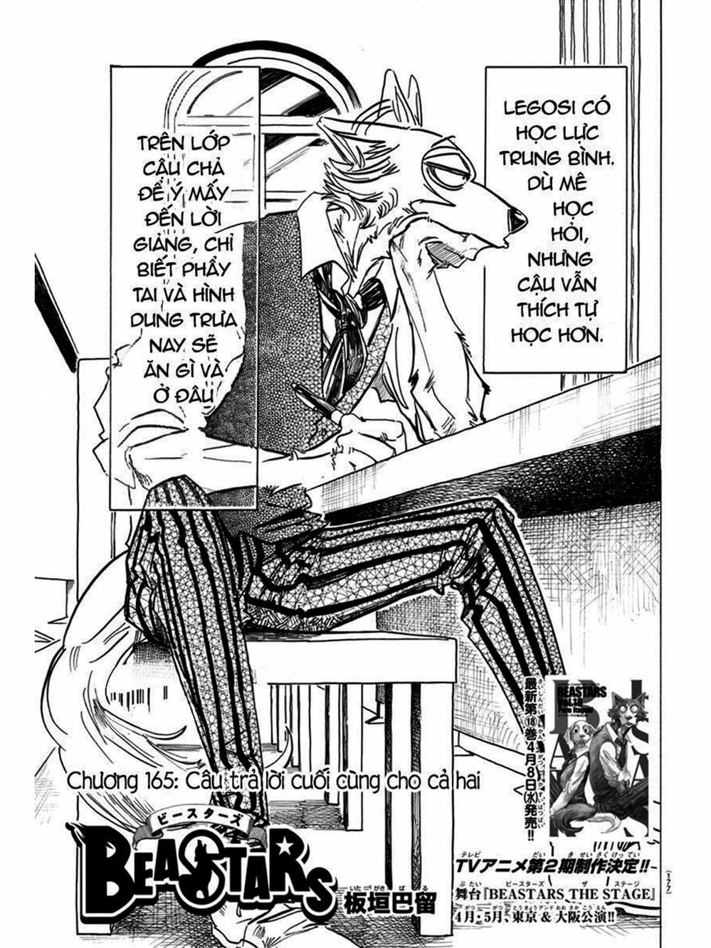 Truyện Tranh Bởi Vì Chúng Ta Đều Là Những Ngôi Sao - Beastars trang 10