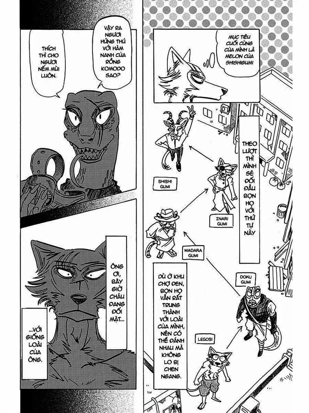 Truyện Tranh Bởi Vì Chúng Ta Đều Là Những Ngôi Sao - Beastars trang 10