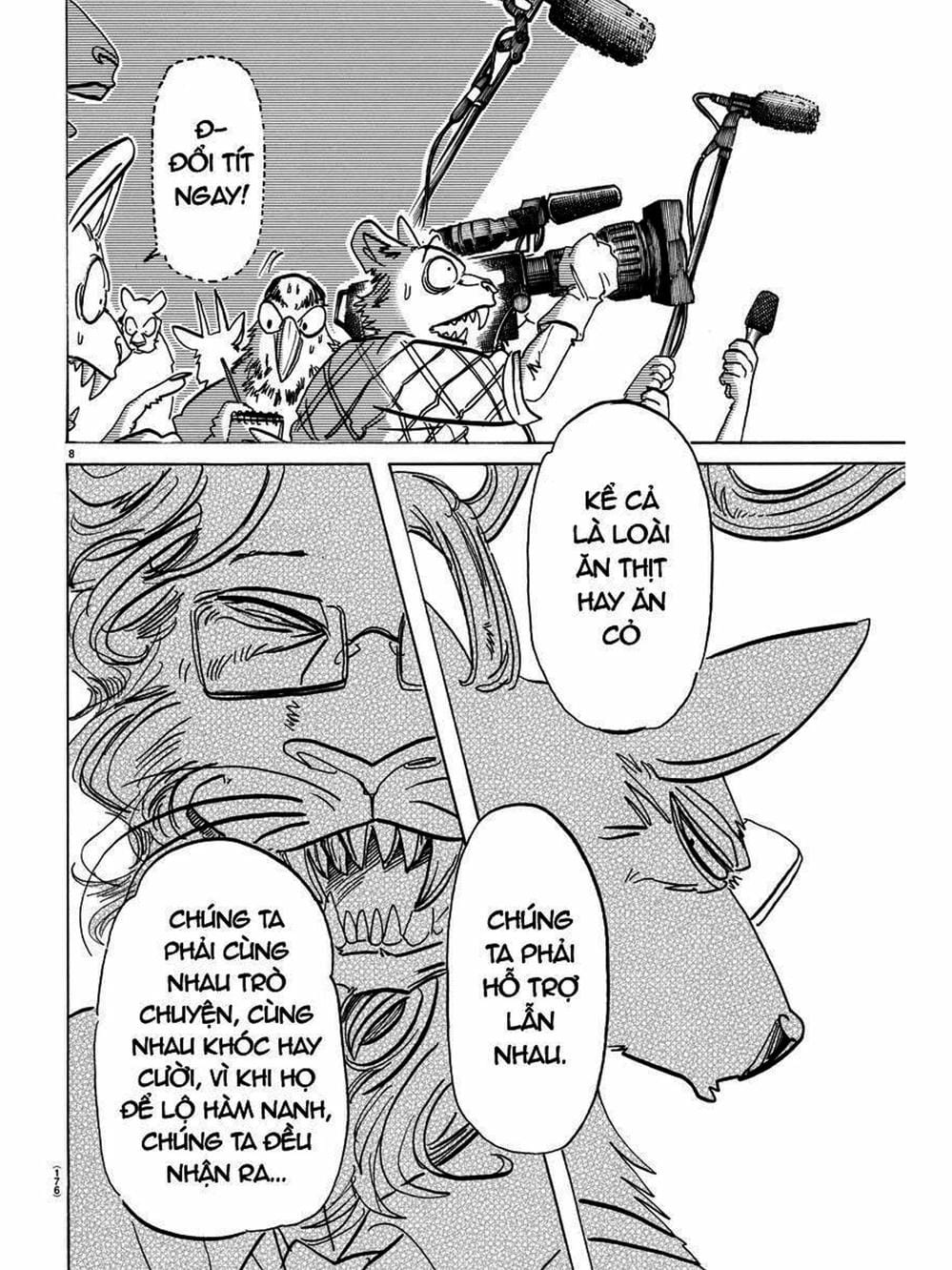 Truyện Tranh Bởi Vì Chúng Ta Đều Là Những Ngôi Sao - Beastars trang 10