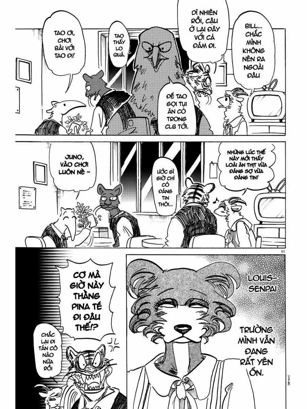 Truyện Tranh Bởi Vì Chúng Ta Đều Là Những Ngôi Sao - Beastars trang 10