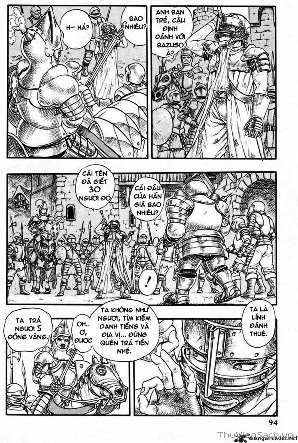 Truyện Tranh Kiếm Sĩ Đen - Berserk trang 9
