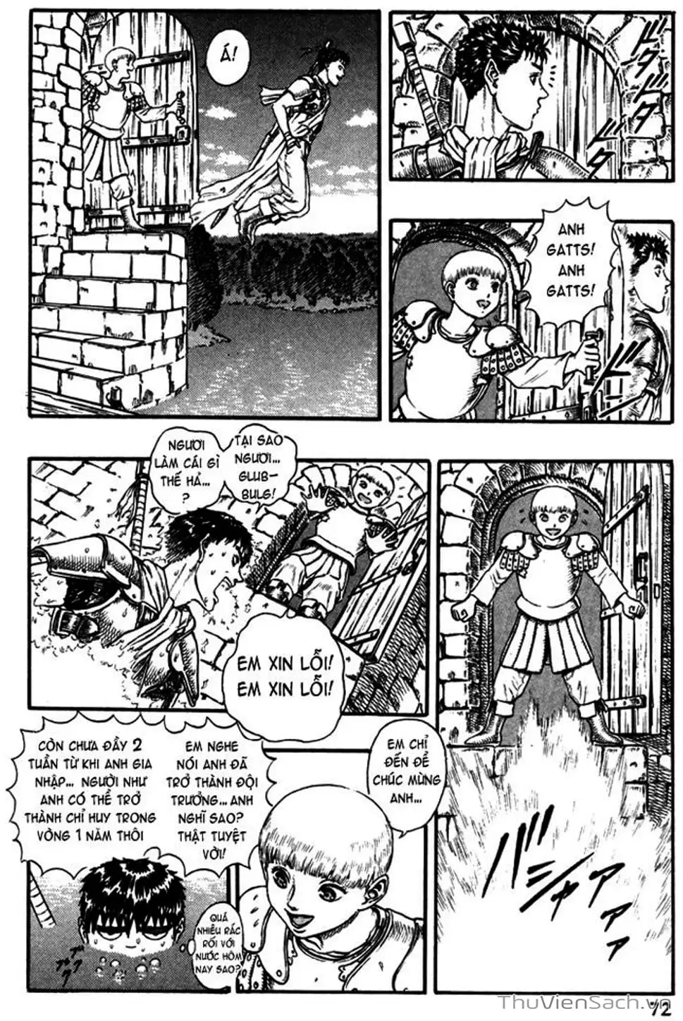 Truyện Tranh Kiếm Sĩ Đen - Berserk trang 9