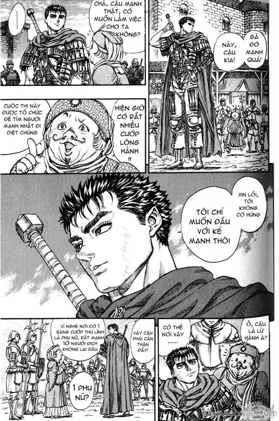 Truyện Tranh Kiếm Sĩ Đen - Berserk trang 9